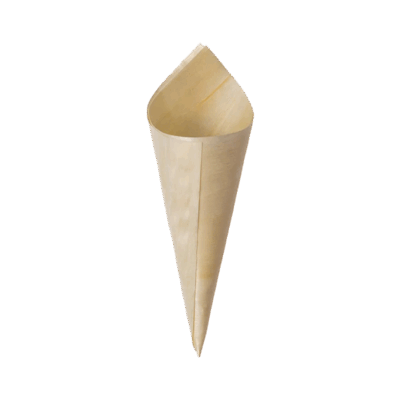 Cone de Madeira 15,5CM C/50UN