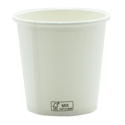 Copo Papel Branco Térmico 110ML - C/1000UN