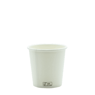 Copo Papel Branco Térmico 110ML - C/50UN